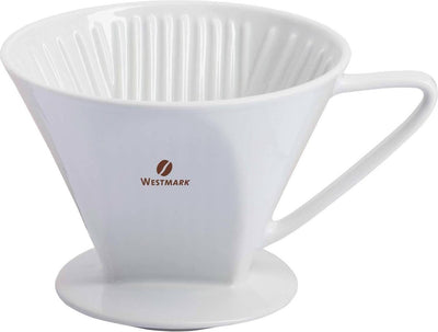 Porte-filtre à café en porcelaine Westmark, taille de filtre 4, pour jusqu'à 4 tasses de café, brasilia, 24482260