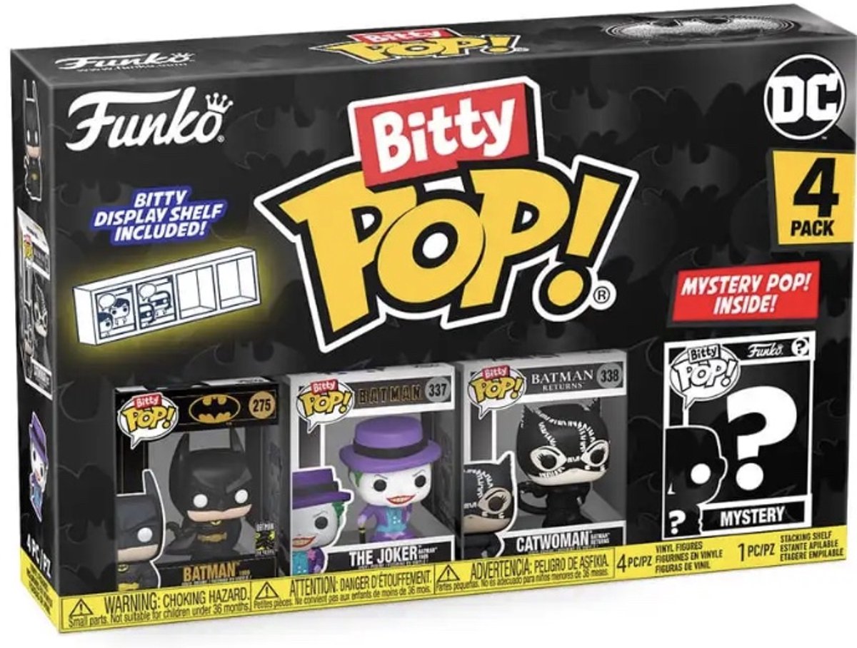 Funko Bitty Pop : Batman 85ème - Batman 4pk.