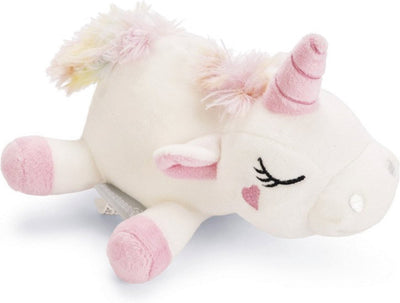 Beeztees Chiot Chien Peluche Licorne Owen - Jouet Chiot - Peluche Chiot - Jouet pour Chien - Blanc 18 x 15 x 11,5 cm - Chien