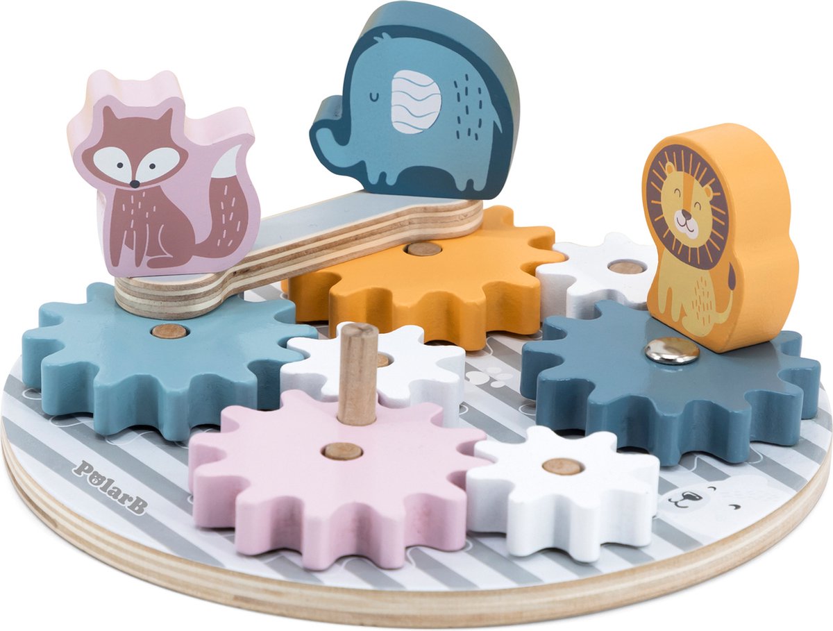 Polarb - jeu d'équipement en bois - jouets en bois à partir de 18 mois