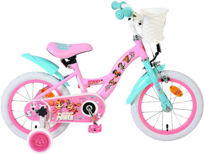 Vélo pour enfants Paw Patrol - filles - 14 pouces - rose