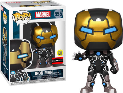 Funko! pop - exclusif - marvel : 80th iron man #555 (aaa exclusif)