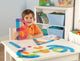 Ressources d'apprentissage ensemble de construction alphabet jouets éducatifs multicolores. - 3+
