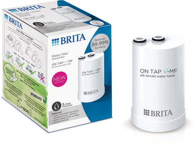 Brita on tap v-filter - 1 filtre (600l) - eau potable pure, réduit les bactéries, le chlore et le plomb