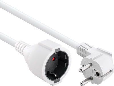 Bachmann 341.281 rallonge d'alimentation 16 a blanc 15,00 m h05vv-f 3g 1,5 mm²
