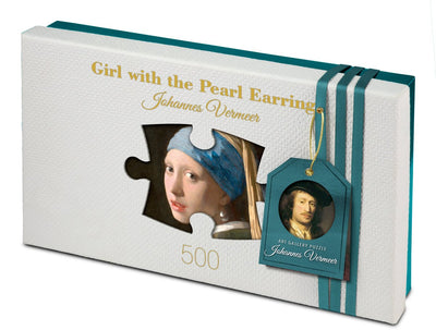 Galerie d'art Tucker's Fun Factory - Fille à la boucle d'oreille en perle Fille à la boucle d'oreille en perle - Johannes Vermeer - Puzzles 500 pièces