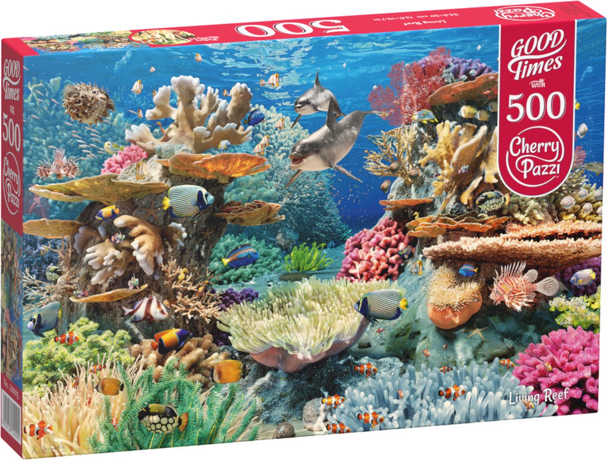 Cherrypazzi puzzle récif vivant 500 pièces