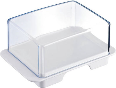 Beurrier exclusif Westmark en plastique blanc 14,3x9,4x6,4cm