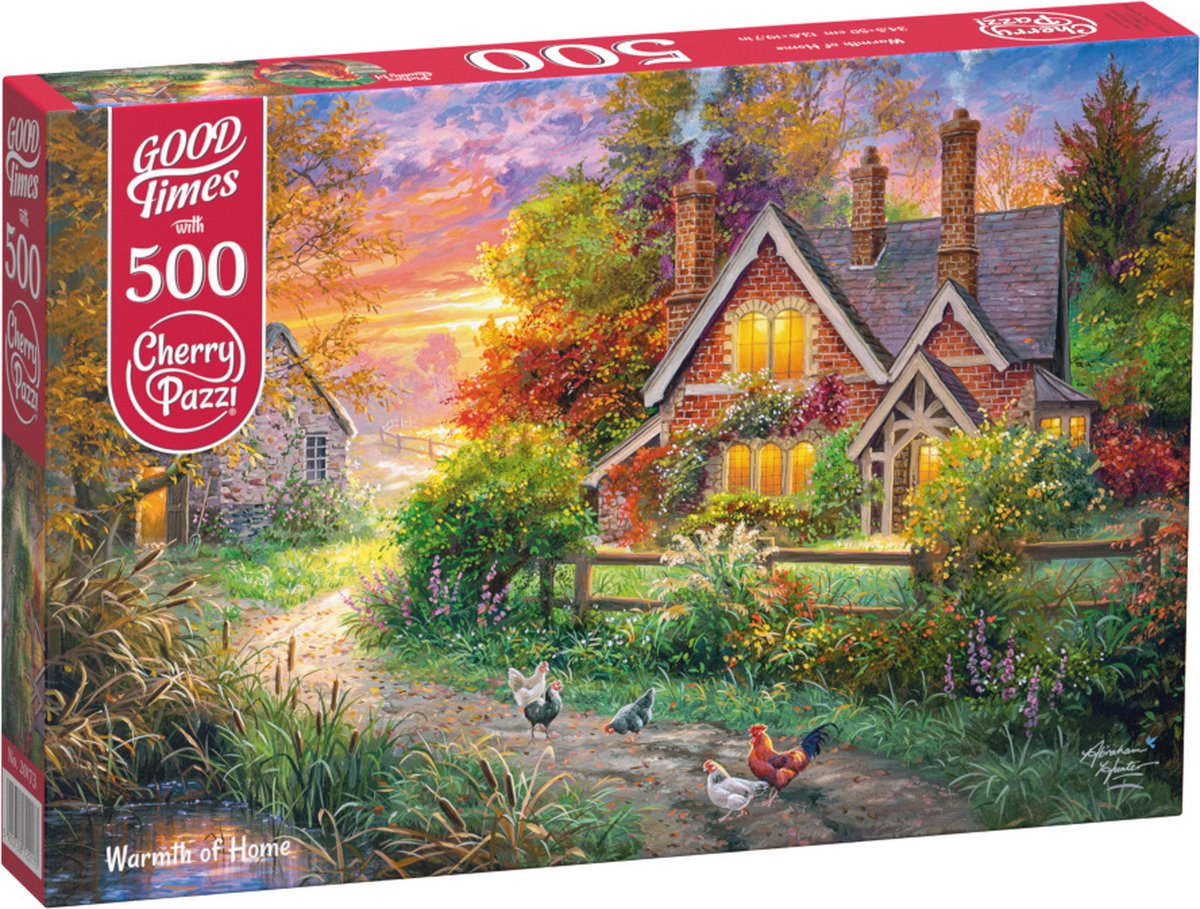 Cherrypazzi puzzle chaleur de la maison 500 pièces
