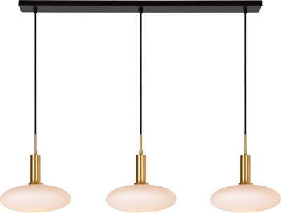 Lucide singala - suspension - 3xe27 - laiton doré mat