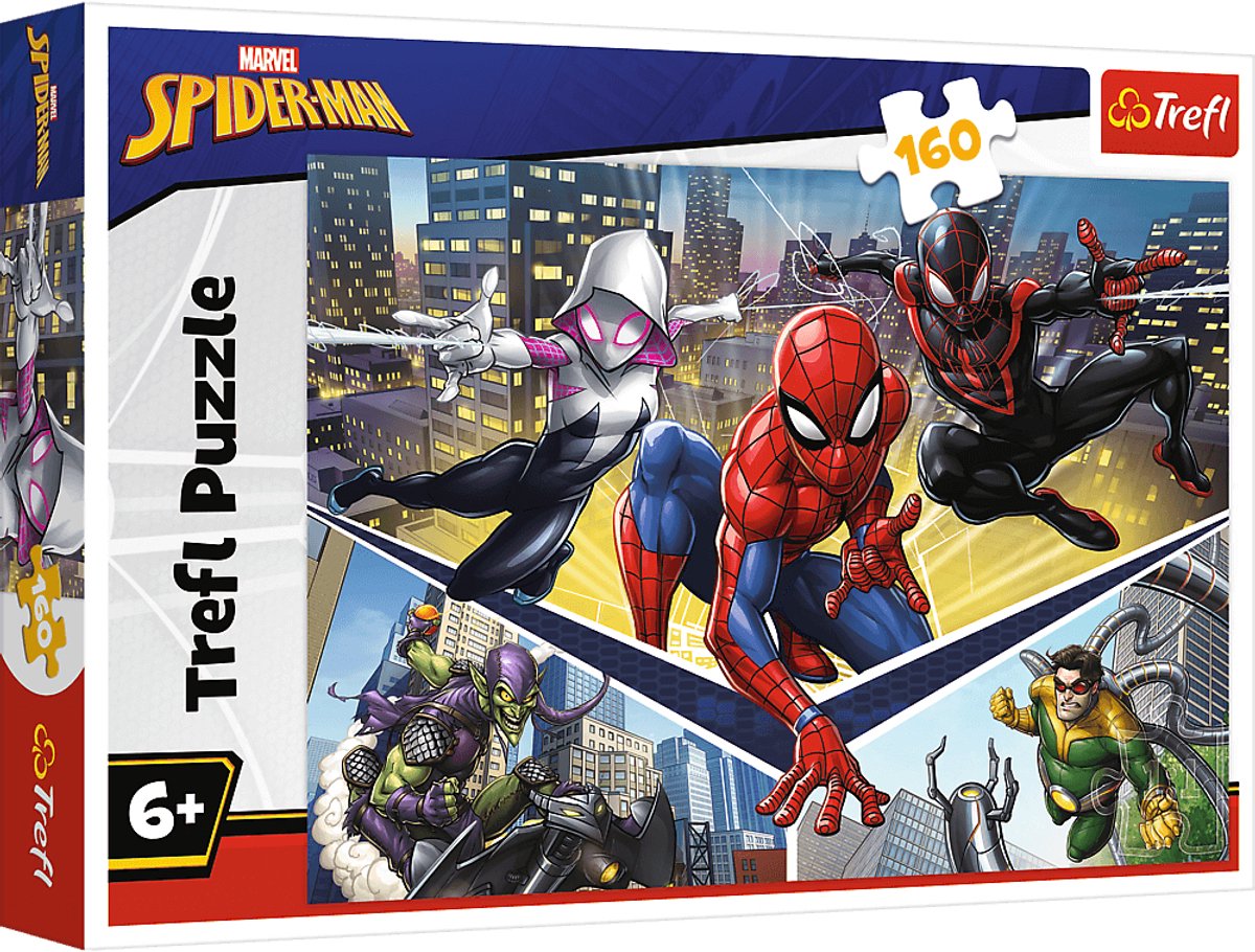 Trefl puzzle Spiderman Power - puzzle Marvel 160 pièces en carton.
