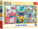 Puzzle Trefl Disney Lilo Stitch 3x80 pièces - Le monde de Stitch.