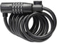 Trelock SK108 Code de verrouillage du câble en spirale 180 8 mm noir
