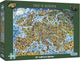 Gibsons - c'est l'Europe (par hartwig braun) - 1000 pièces 68×49cm (l×h) - puzzle pour adultes