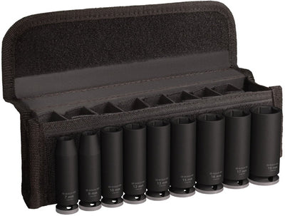 Bosch professional pro jeu de douilles à chocs longues 3 8 9 pièces - 2608003037