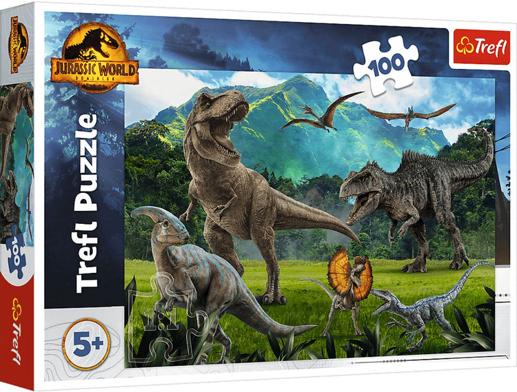 Trefl 16441, 100 pièce(s), dinosaures, 5 ans