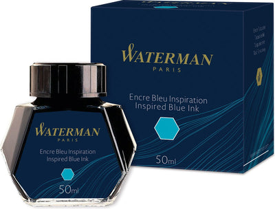 Encre pour stylo plume Waterman | bleu brillant | Flacon de 50 ml