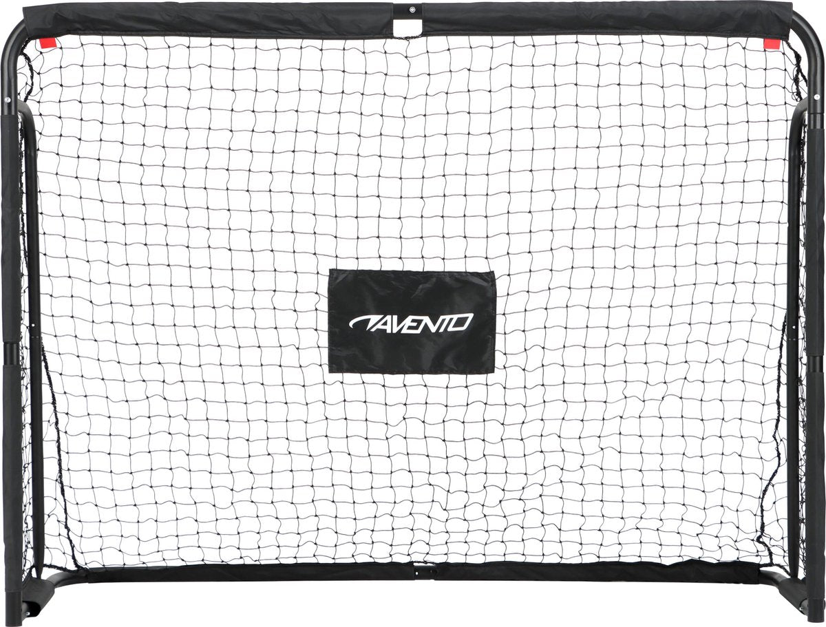 But de football Avento avec écran cible - acier - env. 160 x 60 x 120 cm