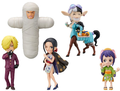 Banpresto one piece wcf mini figurines 7 cm wanokuni onigashima 5 présentoir (12)