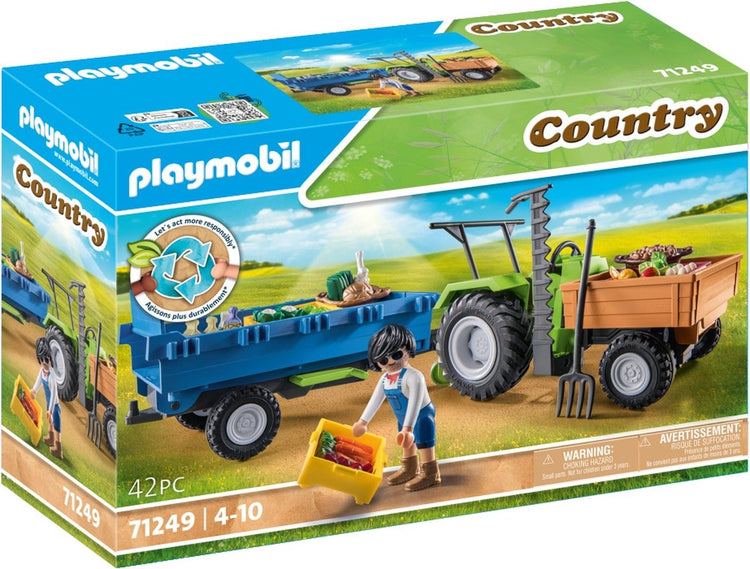 Playmobil country tracteur avec bande-annonce 71249
