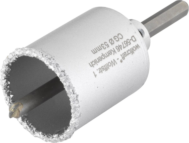 Wolfcraft - scie cloche 53mm - pour maçonnerie en pierre - 3895000