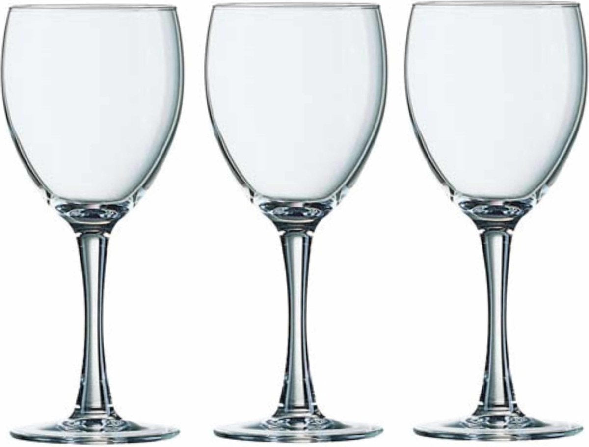 Verres à vin arcoroc du chef sommelier - 6x pièces - verre - 190 ml - vin rouge blanc