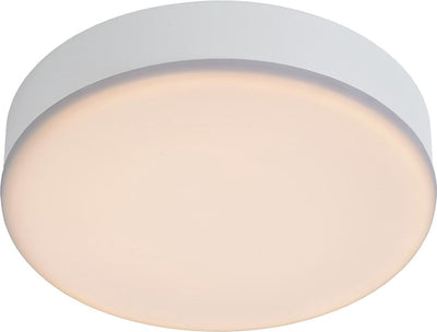 Lucide ceres-led - plafonnier (plafonnier) salle de bain - ø 21,5 cm - led dimmable - 1x30w 3000k - ip44 - blanc