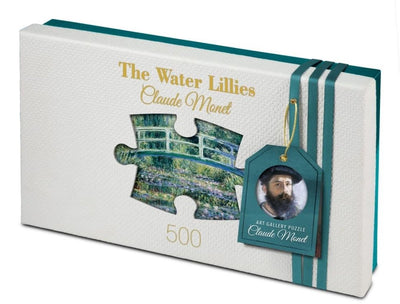 Tucker's fun factory art gallery - le pont japonais et les nénuphars l'étang aux nénuphars - claude monet - puzzles 500 pièces