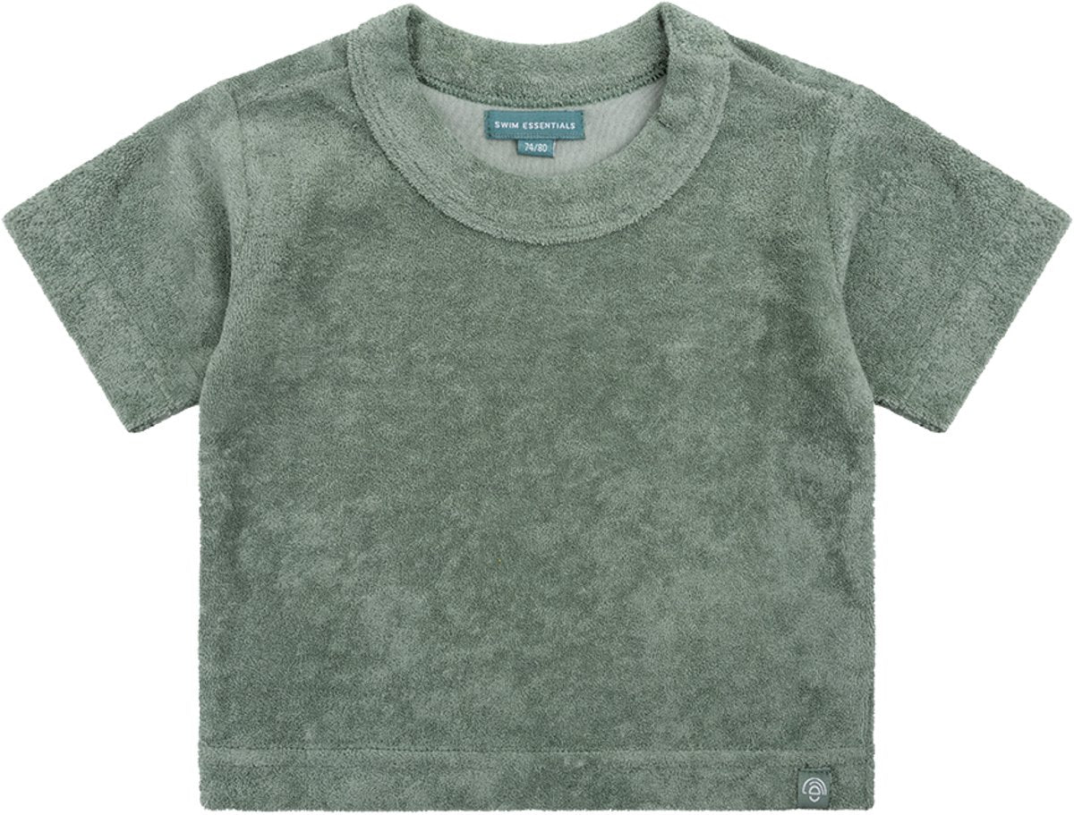 T-shirt vert pour garçon Swim Essentials Pure Tones