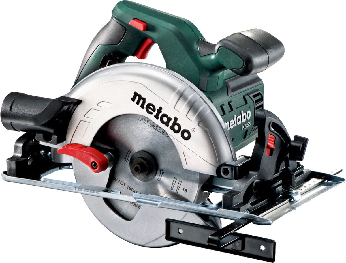 Scie circulaire à main Metabo ks 55 1200 watts | dans une valise