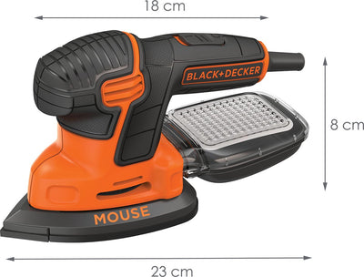 Souris Black+decker 55w™. Velcro pour fixation du papier. système de dépoussiérage - ka2000-qs