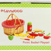 Panier à bibelots avec contenu