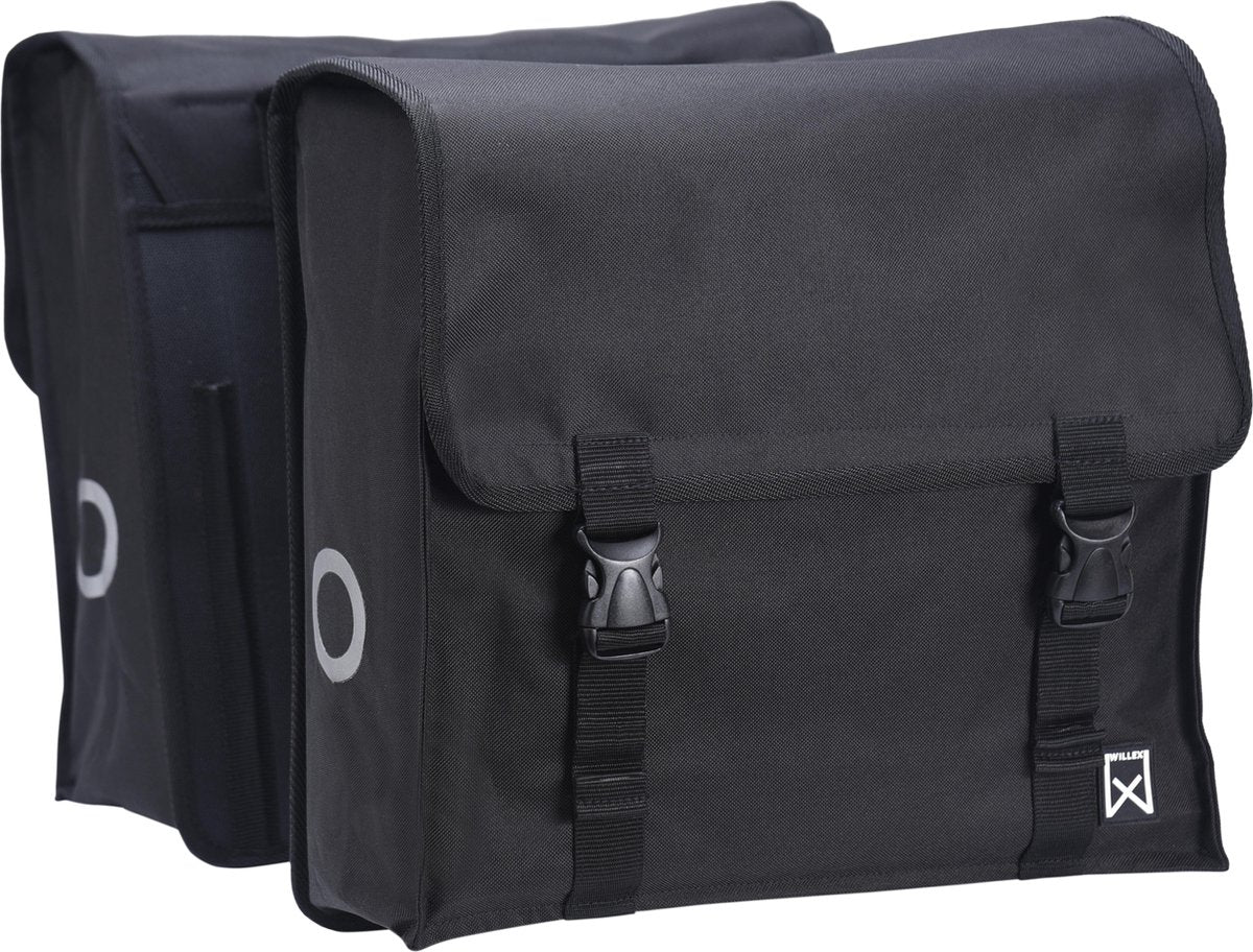 Willex - sac double - xxl - hydrofuge - fixation universelle - 46 litres - noir