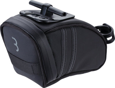 Bbb cycling curvepack réfléchissant sac de selle vélo - sac de vélo de route bâche - sac réfléchissant - noir - taille m - bsb-13m