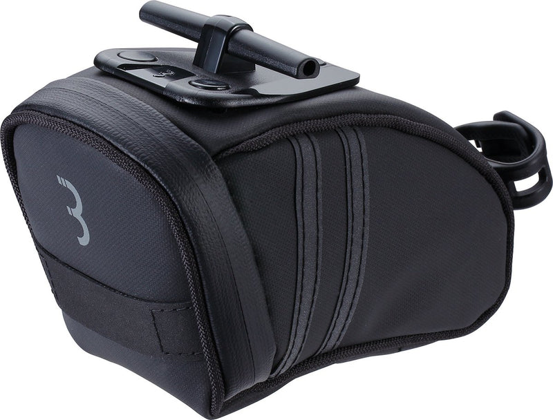 Bbb cycling curvepack réfléchissant sac de selle vélo - sac de vélo de route bâche - sac réfléchissant - noir - taille m - bsb-13m