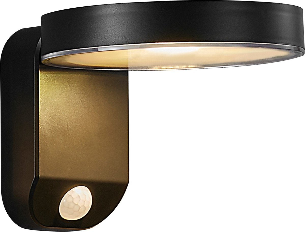 Nordlux Rica applique ronde - module LED solaire - noir