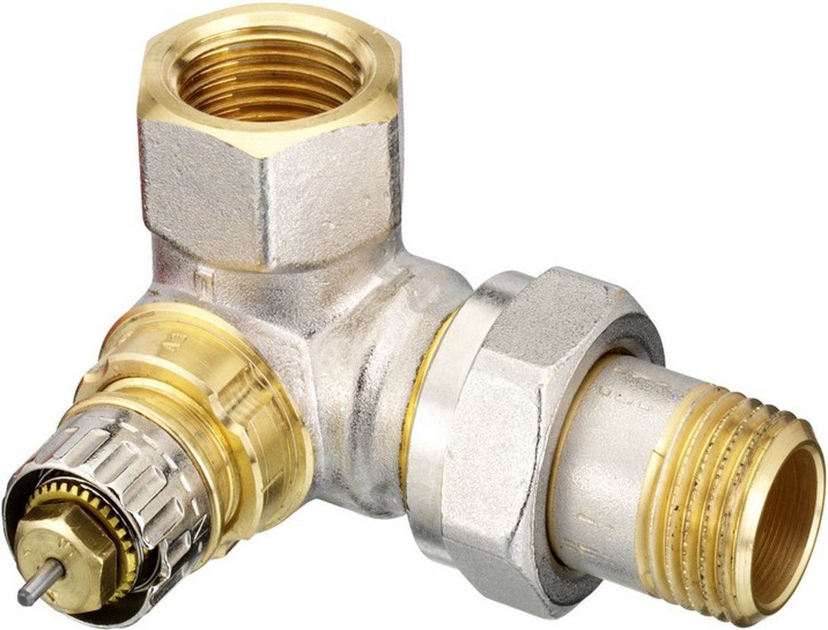 Vanne de radiateur thermostatique Danfoss 1 2 double angle re kvs 0,90 m3 h ra n15