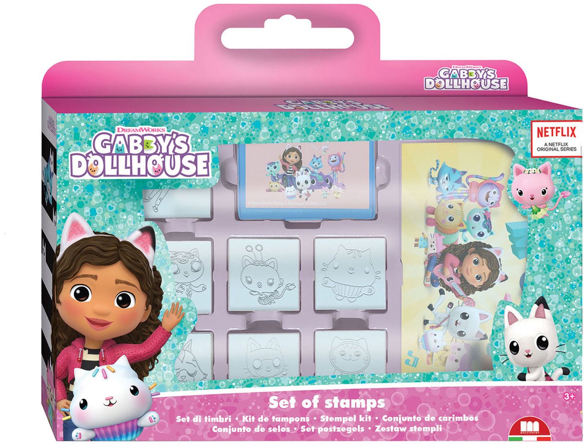 Ensemble de timbres de poupée Multiprint Gabby