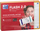 Oxford flash 2.0 - flashcards - carreaux 5mm - a6 - bord orange - 80 pièces