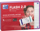 Oxford flash 2.0 - flashcards - ligné - a6 - bordure violet clair - 80 pièces