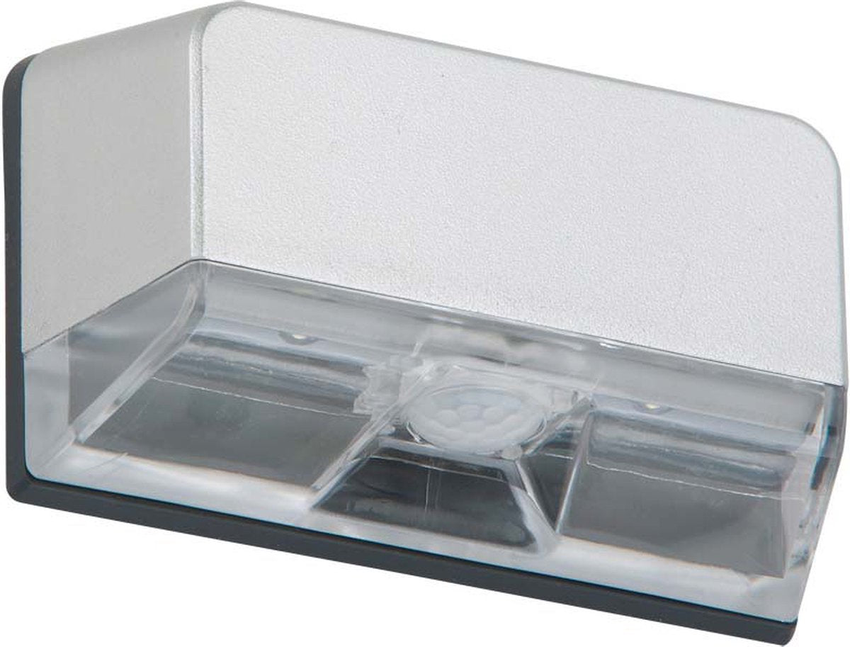 Briloner - bouton - éclairage de serrure de porte LED, 0,06 w, 4 lm, ip54, couleur argent, plastique, 9 x 3 x 5,3 cm
