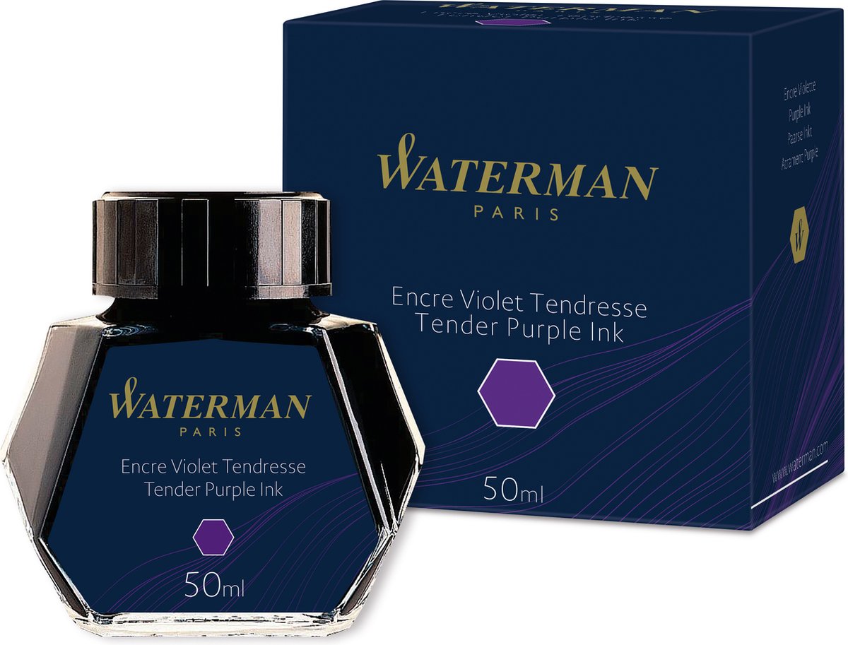 Encre pour stylo plume Waterman | violet | Flacon de 50 ml