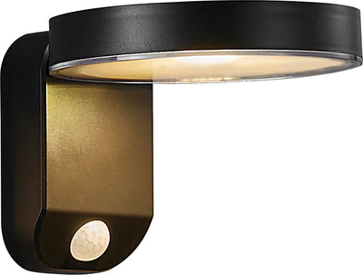 Nordlux Rica applique ronde - module LED solaire - noir