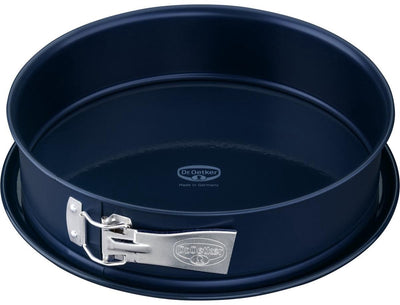 Dr. oetker - moule à charnière 'back-liebe émail' - 28 cm - résistant aux acides et aux rayures