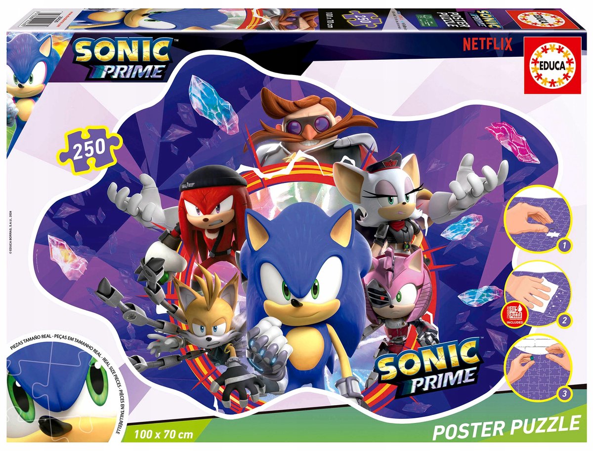 Puzzle Educa Sonic Prime 250 pièces