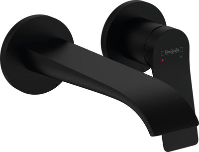 Hansgrohe Vivinis mitigeur de lavabo à encastrer projection murale 192 mm noir mat