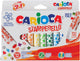 Carioca - marqueur tampon - super lavable - 12 marqueurs (= 12 couleurs et 12 motifs de tampon)