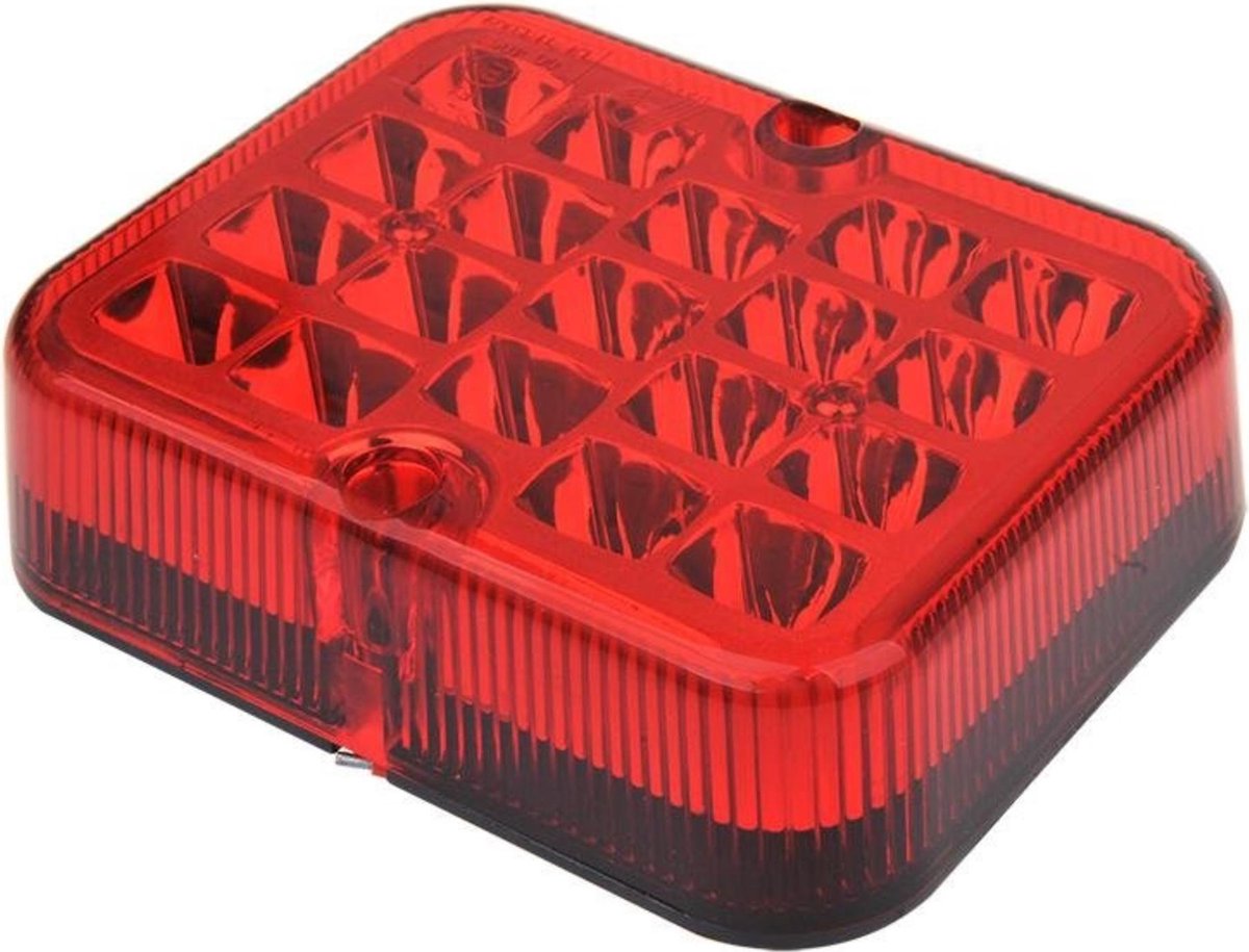Feu antibrouillard arrière Proplus - 19 LED - étanche - 100 x 81 mm - rouge