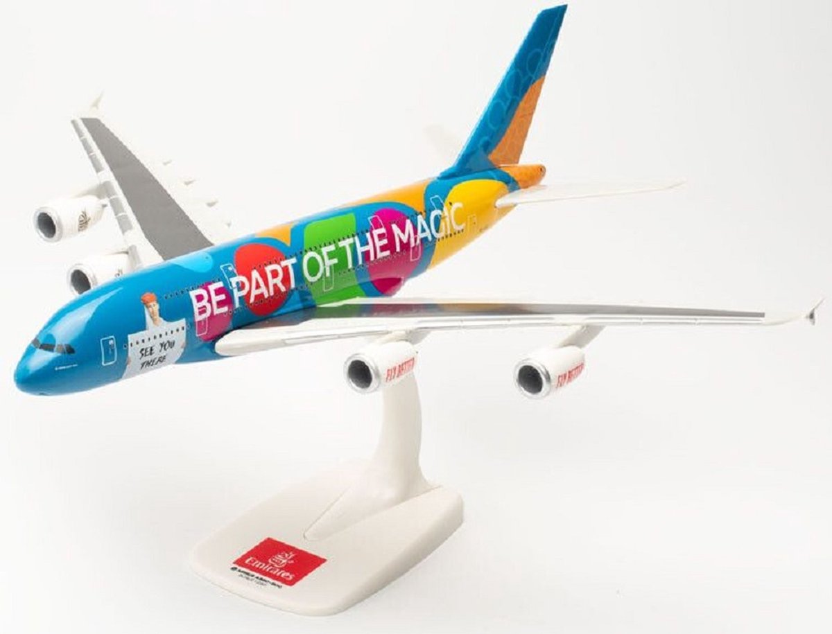 Herpa Airbus A380-800 Emirates destination Dubaï échelle 1:250
