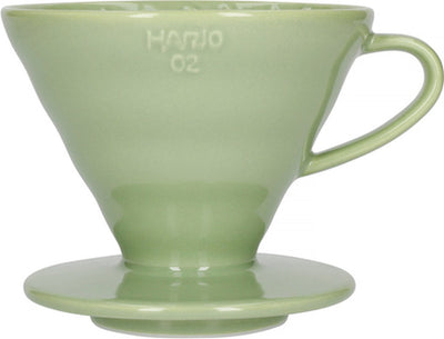 Dripper Hario v60 - taille 02 - céramique - vert fumé